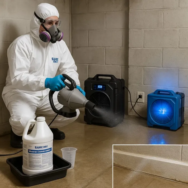 Sanitization and Odor Removal process in Otis, MA