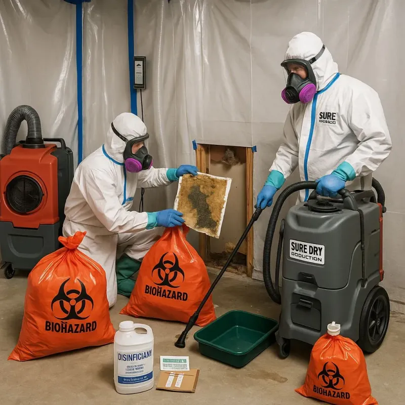 Contaminated Water Handling Protocols process in Otis, MA