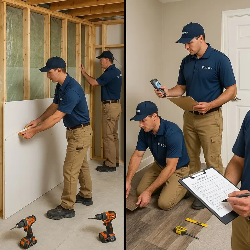 Repairs and Reconstruction process in Otis, MA